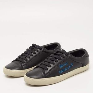 Saint Laurent Black Court Classic SL/06 Sneaker Size 39